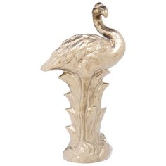 KARE Design Статуэтка Flamingo, коллекция "Фламинго" 26*51*15, Керамика, Золотой