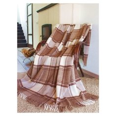 Плед Klippan из шерсти альпака "Айдахо" 140х205 см