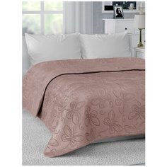 Покрывало DeNASTIA Бабочки двустороннее, 240х240, бежевый