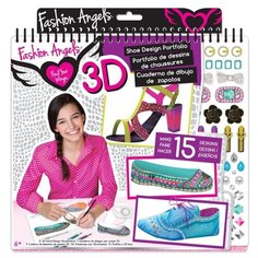 Игровой набор Fashion Angels Потрфолио. 3D дизайн обуви