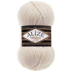 Пряжа Alize Superlana Classic (599 сл.кость) 5 шт.