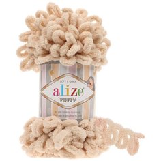 Пряжа Alize Puffy (310 шампань) 5 шт.