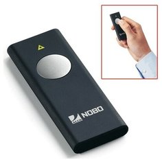 Указка лазерная NOBO "P1", радиус действия 100 м, 87х34х8 мм, темно-синяя, европодвес (ACCO Brands, США), 1902388 231252