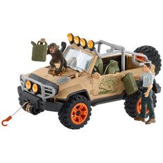 Игровой набор Schleich Джип с тросовой лебедкой 42410