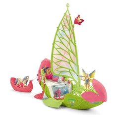 Игровой набор Schleich Волшебная цветочная лодка Серы 42444