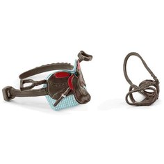 Игровой набор Schleich Седло и уздечка для Ханны и Кайена 42489