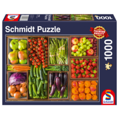 Пазл Schmidt Свежие овощи и фрукты (58308), 1000 дет.