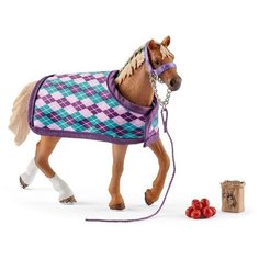 Игровой набор Schleich Английская лошадь с попоной 42360