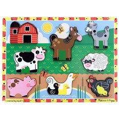 Рамка-вкладыш Melissa & Doug Ферма (3723), 8 дет.