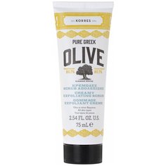 KORRES скраб для лица Olive creamy exfoliating scrub 75 мл