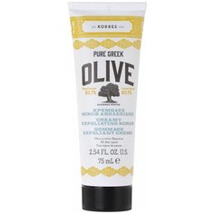 KORRES скраб для лица Olive creamy exfoliating scrub 75 мл