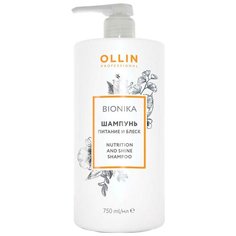 OLLIN Professional шампунь Bionika Nutrition And Shine Питание и блеск, 750 мл
