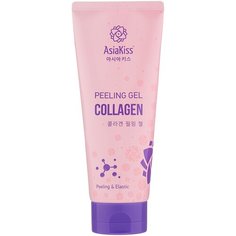 Asiakiss Пилинг гель для лица Collagen Peeling Gel с коллагеном 180 мл