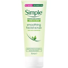 Simple Скраб для лица Kind to Skin Smoothing Facial Scrub с рисовыми гранулами 75 мл
