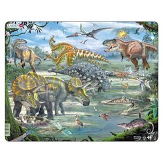 Рамка-вкладыш Larsen Динозавры (FH31), 65 дет.