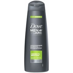 Dove шампунь-кондиционер Men+Care укрепляющий Свежесть ментола 2 в 1, 380 мл