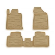 Комплект ковриков салона ELEMENT CARNIS00042 для Nissan Teana 4 шт. бежевый