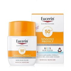 Eucerin флюид Детский солнцезащитный флюид Sun Protection Sensitive Protect SPF 50, SPF 50, 50 мл, 1 шт