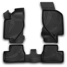 Комплект ковриков салона ELEMENT F400250E1 для LADA (ВАЗ) Kalina 4 шт. черный