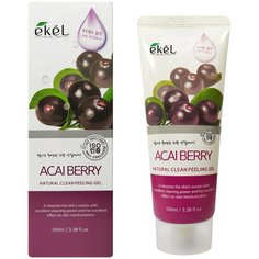Ekel Пилинг-скатка Natural Clean Peeling Gel Acai Berry с экстрактом ягод асаи 100 мл