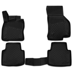 Комплект ковриков салона ELEMENT 3D4517210k для Skoda Superb 4 шт. черный