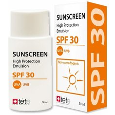 TETe Cosmeceutical эмульсия Sunscreen, SPF 30, 50 мл