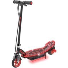 Детский электросамокат Razor Power Core E90 Glow, красный