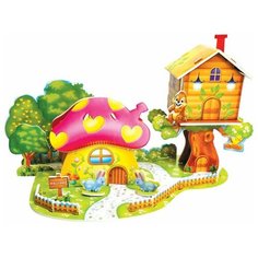 3D-пазл Zilipoo 3D Грибной дом (689-L), 26 дет.