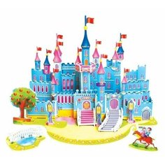 3D-пазл Zilipoo 3D Голубой Замок (689-I), 37 дет.