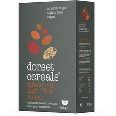 Мюсли dorset cereals Fabulous high fibre (super high fibre), коробка, 325 г