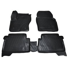 Комплект ковриков салона ELEMENT CARFRD00009k для Ford Kuga 4 шт. черный