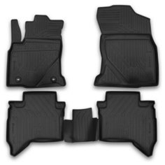 Комплект ковриков салона ELEMENT CARTYT00021 для Toyota Hilux 4 шт. черный