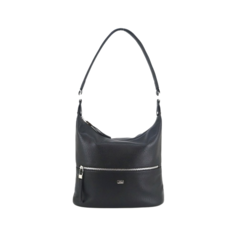 Сумка хобо Solo, искусственная кожа, черный
