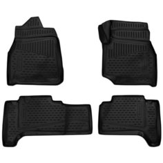 Комплект ковриков салона ELEMENT 3D48139210 для Toyota Land Cruiser 4 шт. черный