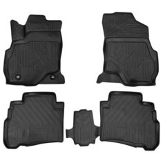 Комплект ковриков салона ELEMENT 3D048155210k для Toyota Fortuner 4 шт. черный