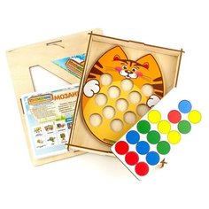 Woodland Мозаика "Кот" разноцветный