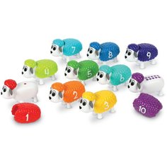 Learning Resources Развивающая игрушка "Разноцветные овечки", 20 элементов