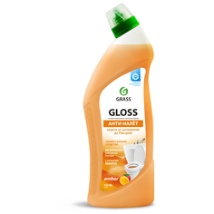 Чистящий гель для ванны и туалета "Gloss amber" (флакон 750 мл) Grass