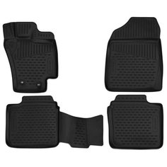 Комплект ковриков салона ELEMENT 3D48140210k для Toyota Allion, Toyota Premio 4 шт. черный