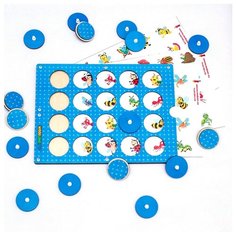 WoodlandToys Обучающий планшет "Мемори. Насекомые"