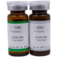 Matrigen B-TOX PEEL Powder & Solution Ампулы с эффектом ботокса и пилинга