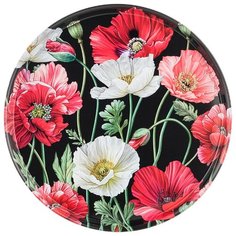 Поднос сервировочный маки 33х2,1 см Agness (898-012)