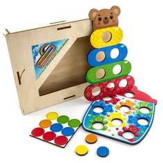 WoodLandToys Мозаика "Мишки и мармелад"