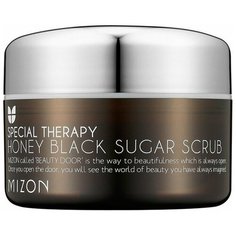 Скраб для лица с черным сахаром Mizon Honey Black Sugar Scrub, 80 г