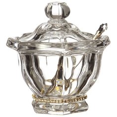 Банка для меда рублевка 300 мл, ложка. Lefard (355-096)