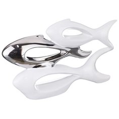 Статуэтка рыбки серебряная коллекция 35х6,5 см Lefard (699-186)