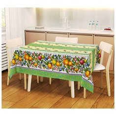 Скатерть из рогожки Фруктовая палитра 180х145 Текс Дизайн