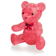 Головоломка Crystal Puzzle Медвежонок розовый