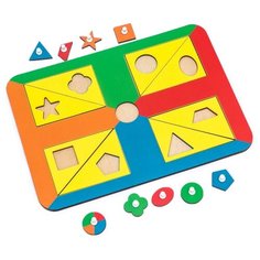 WoodlandToys Вкладыши-трафареты Монтессори 2, 082202w