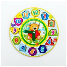 WoodlandToys Часы-вкладыши 1, 094201w